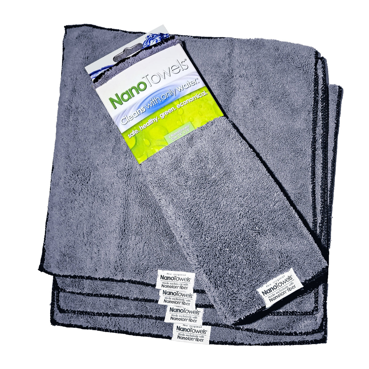 Nano Towels - The Amazing Eco Cloth that Cleans Virtually Any Surface with Only Water. No More Paper Towels Or Toxic