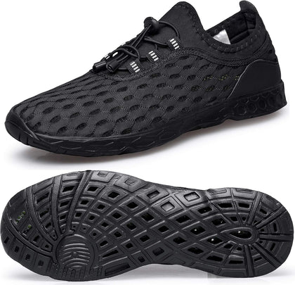 Men's Water Shoes Quick Dry for Beach Swim Pool Fishing | Adult Breathable Summer Walk Aqua Sandals for River