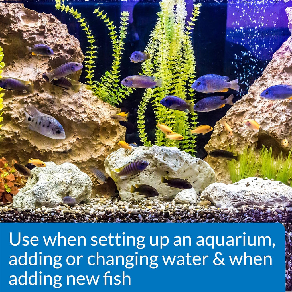 STRESS COAT Aquarium Water Conditioner 8-Ounce Bottle