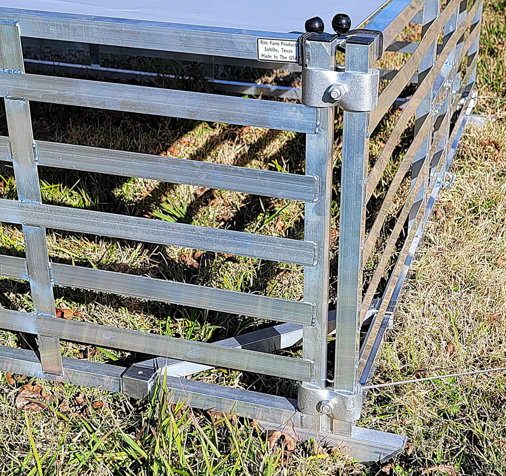 Aluminum 5'X5' Mobile Broiler Chicken Tractor Coop Poultry Meat Bird