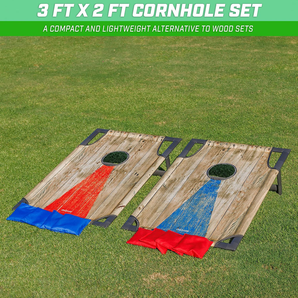 Portable Cornhole Game Sets – Premium Outdoor Lawn or Beach Toss Game