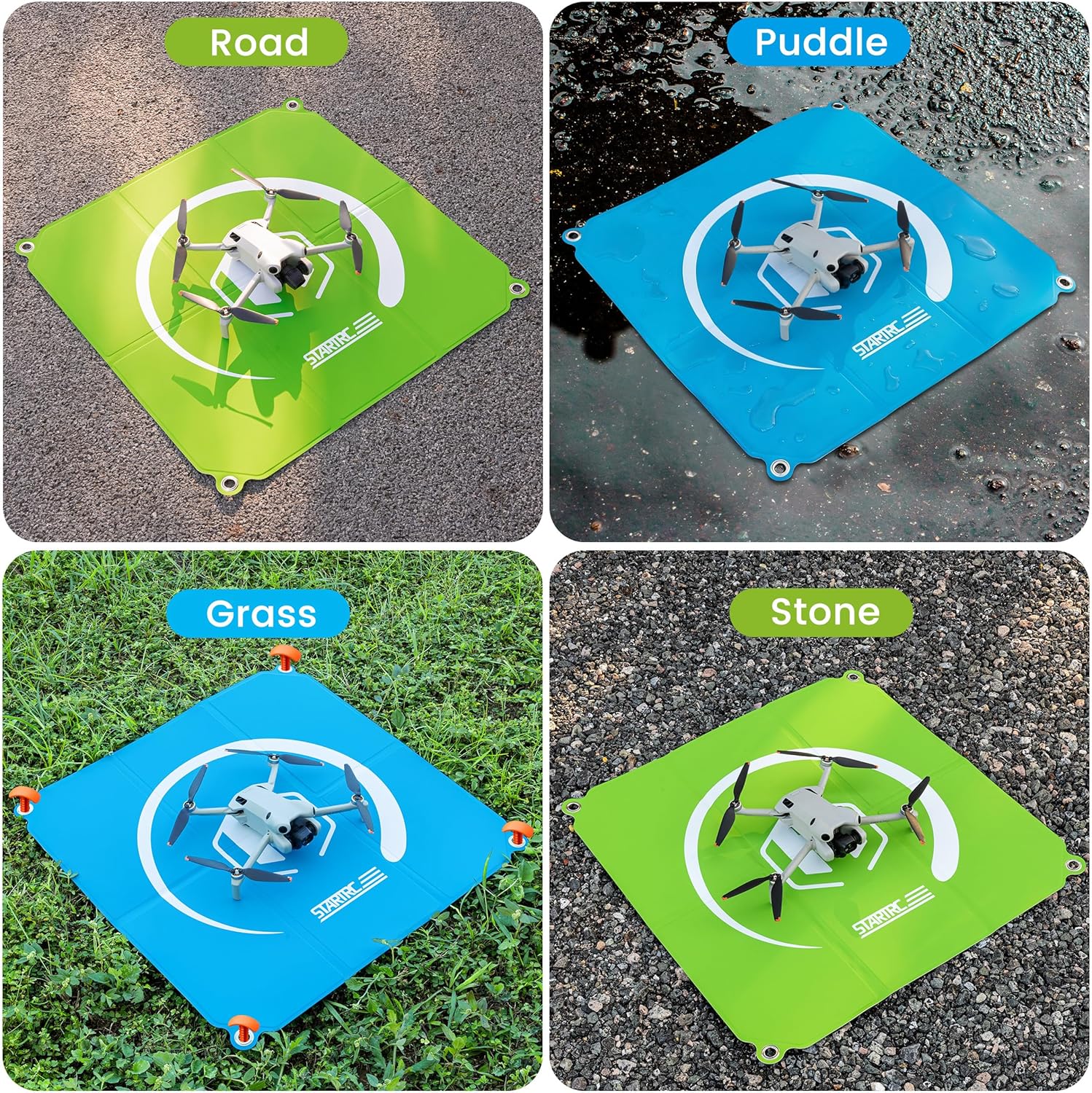 Drone Landing Pad 22 inch Foldable & Waterproof with Wipe-clean Surface, Drone Accessories for DJI Mini 5
