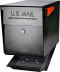 Large Capacity Locking Curbside Post Mount Mailbox, USPS Approved | Patented anti-pry lock, holds weeks of mail
