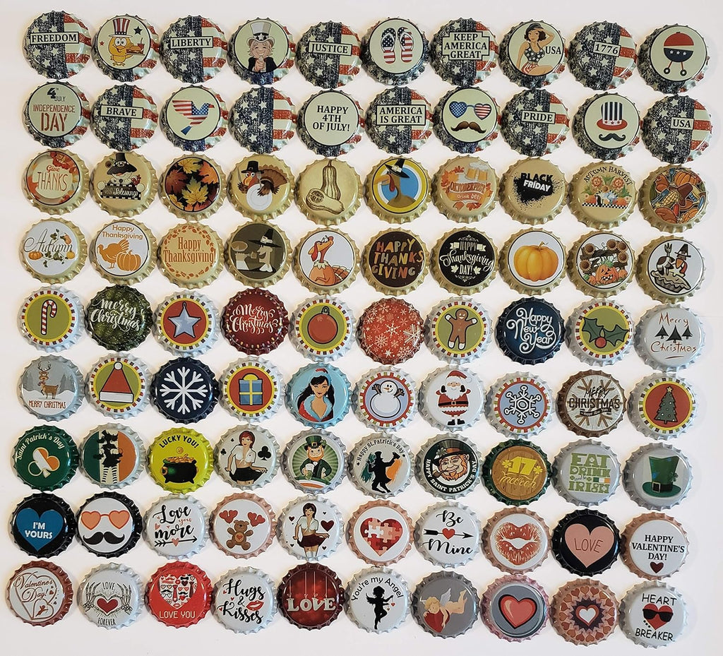 500 Homebrew Beer Bottle Caps for crafts Twist or Pry Off