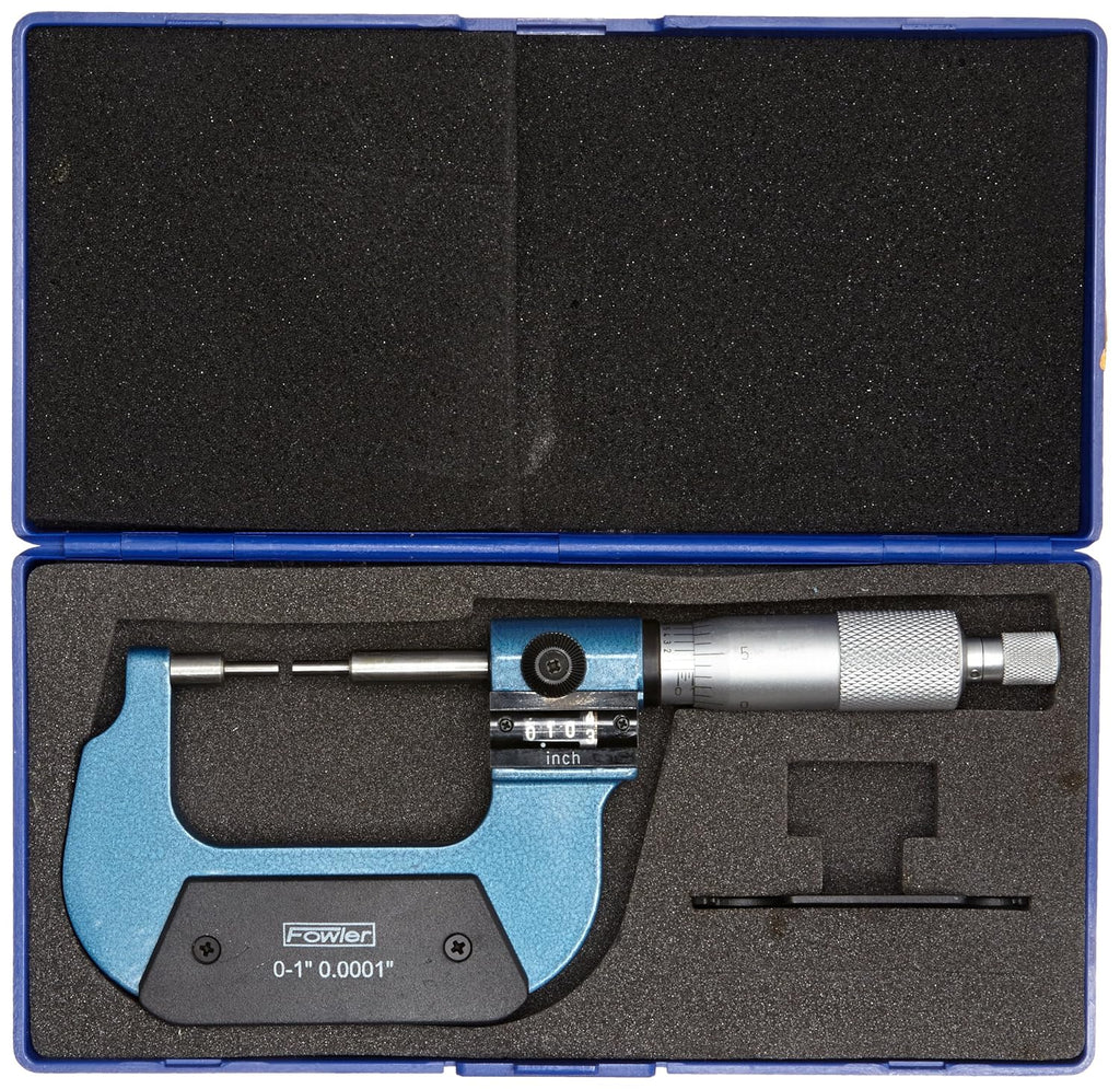 Fowler 52-218-301-1, Digit Counter Spline Micrometer with 0-1" Measuring Range