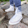 Rain Boot Waterproof Shoes Cover Women Men Kids Reusable Rubber Sole