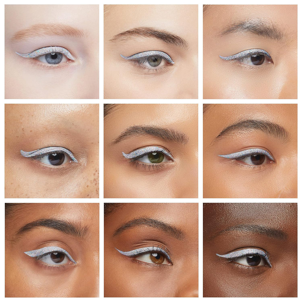 Liquid Glitter Eyeshadow Eyeliner, Korean Makeup Bling Under Eye Shadow, Shimmer Metallic, Lightweight Waterproof