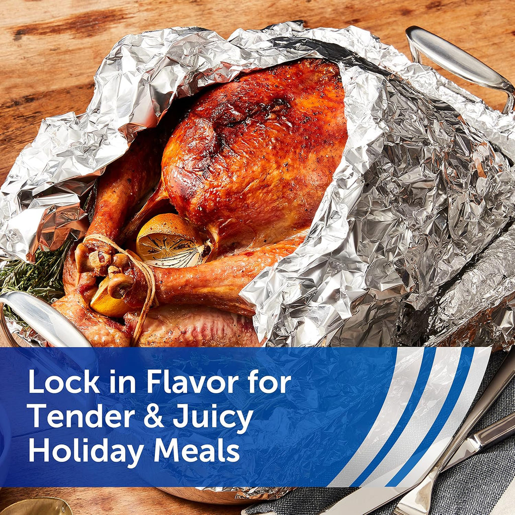 Wrap Heavy Duty Aluminum Foil, 18 Inch Width, 75 Square Feet