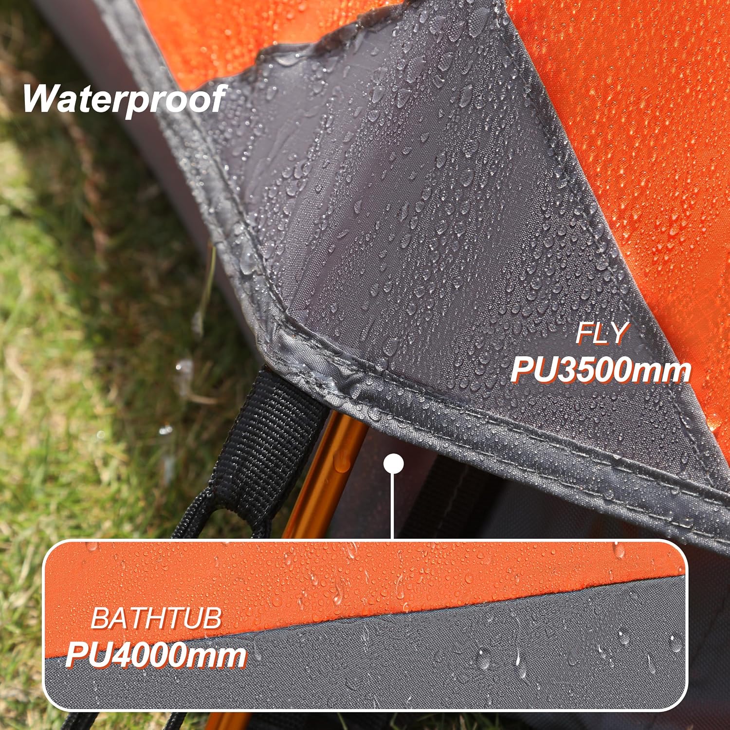 1 Person Tent for Camping Hiking Mountain Hunting Backpacking Tents 4 Season Resistance to Windproof Rainproof and