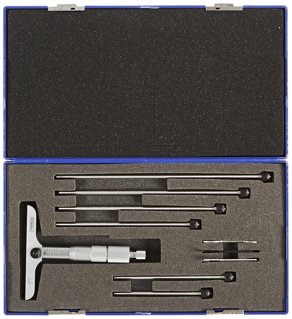 Fowler 52-225-116-0, Vernier Depth Micrometer with 0-6" Measuring Range