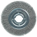 Weiler 06170 10" Medium Face Crimped Wire Wheel , .020" Steel Fill, 2" Arbor Hole, Made in the USA