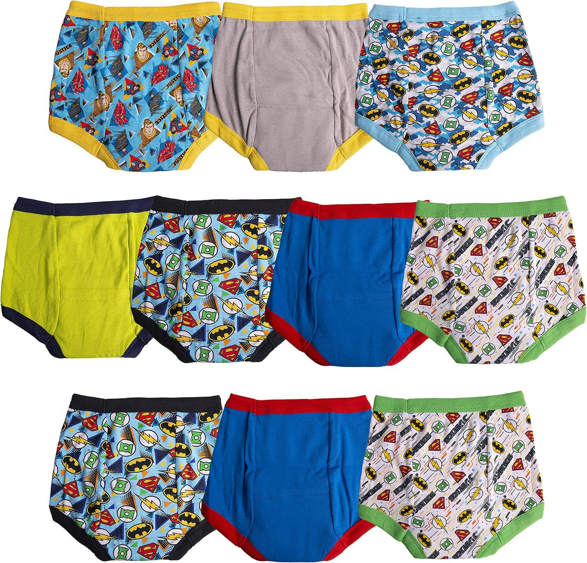 Unisex Baby Toddler Potty Training Pants With Superman, Batman & Wonder Woman With Success Chart & Stickers