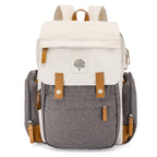 Diaper Bag Backpack with Changing Pad - Cream