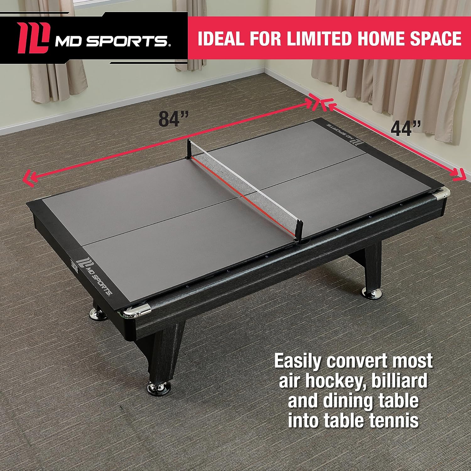 Table Tennis Tables Multiple Styles Ping Pong Tables, Foldable for Easy Storage with Nets Included, Perfect for