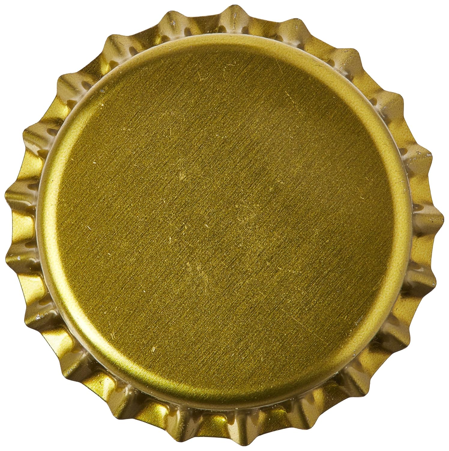 144 Oxygen Absorbing Beer Bottle Caps, 26mm US Standard Size Pry Off Gold Crown Caps for Homebrew, PVC Free Caps for