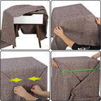 Textile Moving Blankets 100% Recycled 54” x 72” Professional Shipping Moving Packing Pads Furniture Pads Storage