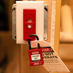 Wall Switch Lockout,Red,3/8 in. Dia. 6064-1 Each