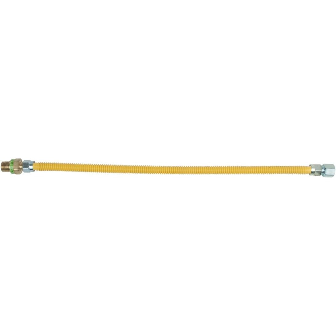 Brasscraft Cssd45R24 P Safety Plus Gas Appliance 1/2" Od Connector With 1/2" Mip Efv x 1/2" Fip x 24"