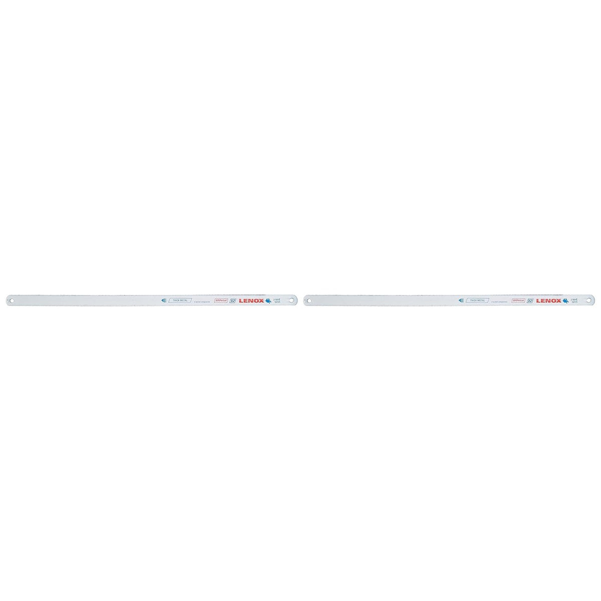 LENOX Tools Hacksaw Blade, 12-inch, 18 TPI, 2 Pack of 2 (20160T218HE)